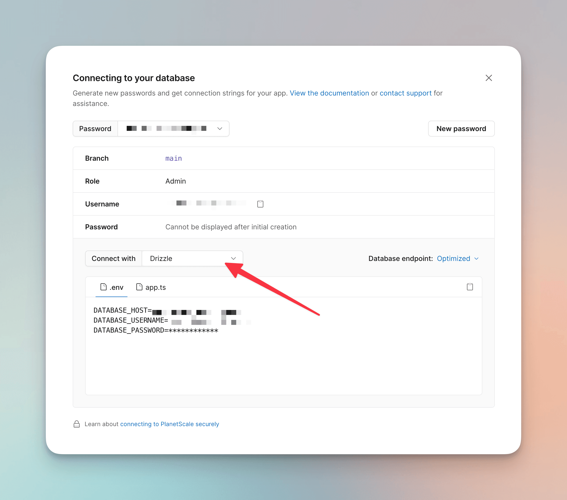 How to connect Drizzle with PlanetScale in your Next.js app